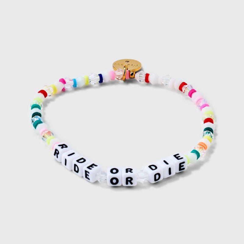 Photo 1 of Little Words Project Ride or Die Beaded Bracelet - S/M