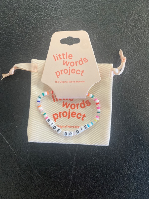Photo 2 of Little Words Project Ride or Die Beaded Bracelet - S/M