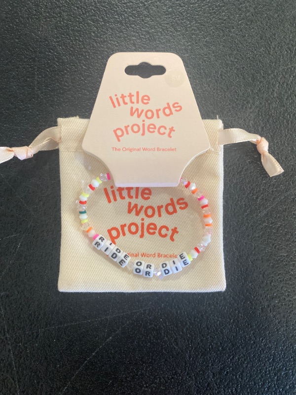 Photo 2 of Little Words Project Ride or Die Beaded Bracelet - S/M