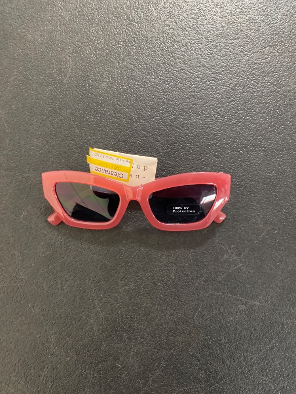 Photo 2 of Women's Plastic Angular Cateye Sunglasses - a New Day™ Pink