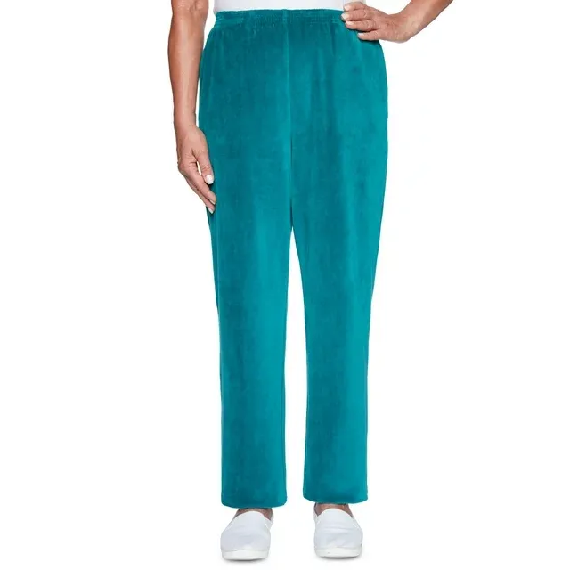 Photo 1 of Girls Bright Idea Proportioned Velour Pants Green Size Large