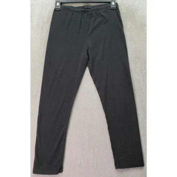 Photo 1 of Size L Capri Leggings Womens Medium Black Perfectly Soft Elastic Waist Straight Leg