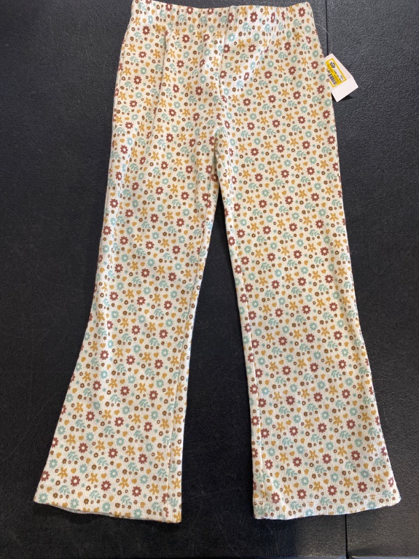 Photo 1 of Floral 5T Cream Girls Pants