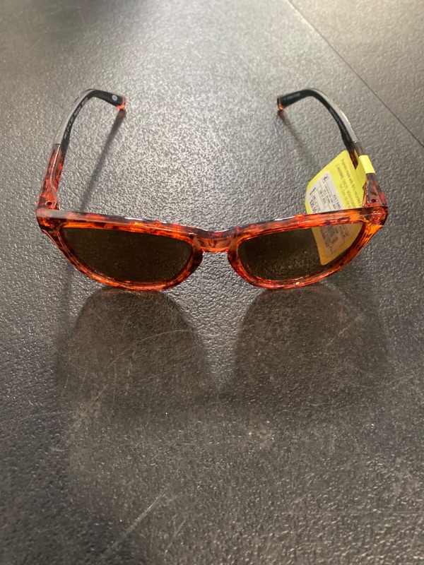 Photo 2 of Women's Tortoise Print Surf Shade Sunglasses with Mirrored Polarized Lenses - All in Motion™ Brown
