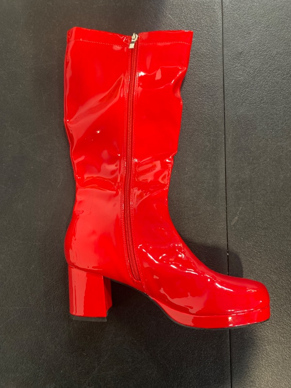 Photo 1 of Red Knee High Boots Size 8.5