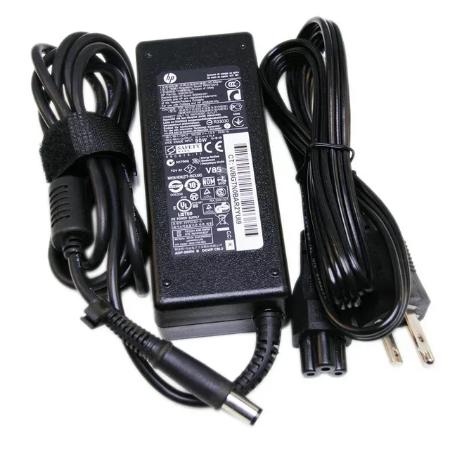 Photo 1 of ORIGINAL OEM HP 90W Laptop Charger AC Adapter Power Cord