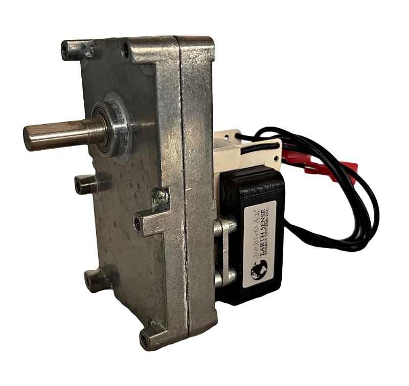 Photo 1 of Pellethead Englander Auger Motor Replacement for Pellet Stoves, 1-RPM Counter Clockwise Top and Bottom Auger Feed Motor - Part Number: PU-047040