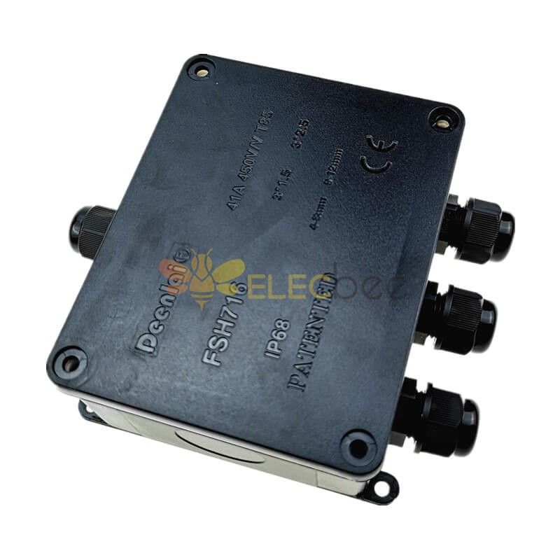 Photo 1 of Waterproof Junction Box 716 Outdoor Cable Waterproof Junction Box FSH716-4P(PG13.5*4 6-12Mm)IP68