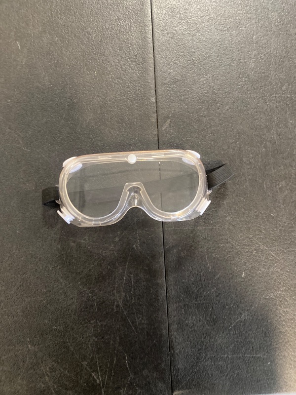 Photo 2 of Anti-Fog Indirectly Vented Lab Safety Goggles Over Glasses