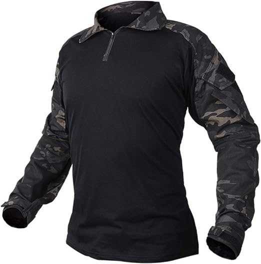 Photo 1 of (XXL) IDOGEAR Men G3 Combat Shirt with Elbow Pads Rapid Assault Long Sleeve Shirt Tactical Military Airsoft Clothing Size XXL