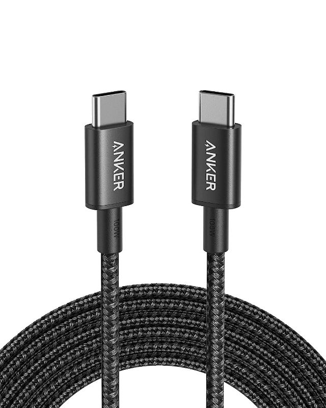 Photo 1 of Anker USB C Cable 100W 10ft, USB C to USB C Cable USB 2.0, Type C Charging Cable Fast Charge, Compatible with iPhone 15/15 pro, MacBook, iPad, Samsung Galaxy S23, for Home and Daily Use