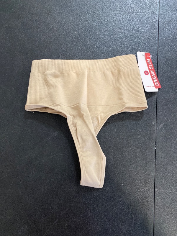 Photo 2 of (S) DREAM SLIM Women's Mid-Waist Seamless Tummy Control Thong Shapewear Panties Girdle Underwear Size Small