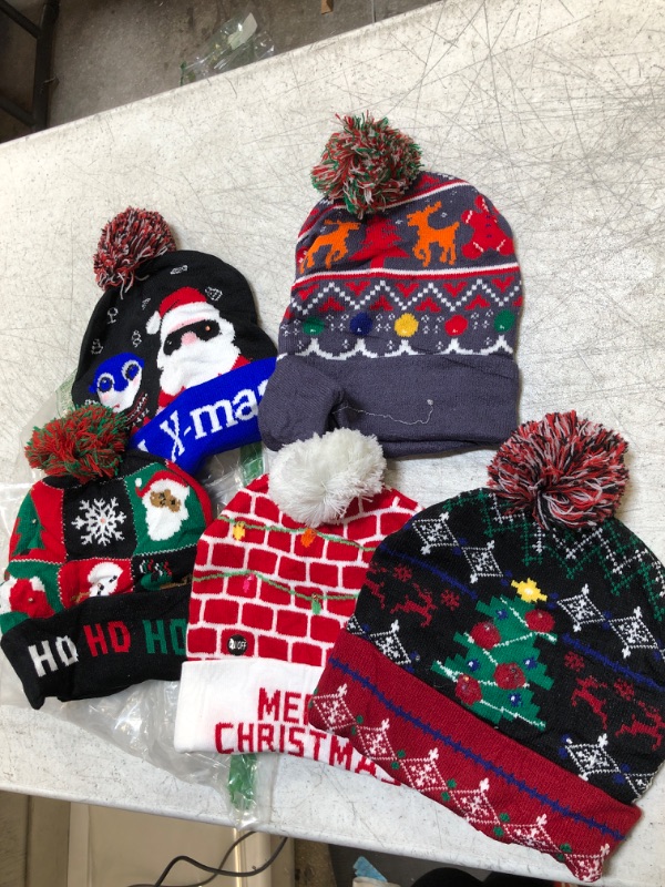 Photo 1 of christmas beenies- 5 pcs 