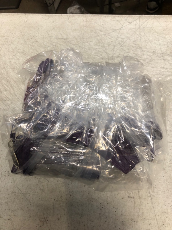 Photo 2 of 3 CLEAR PACK BAGS- PURPLE LINING 