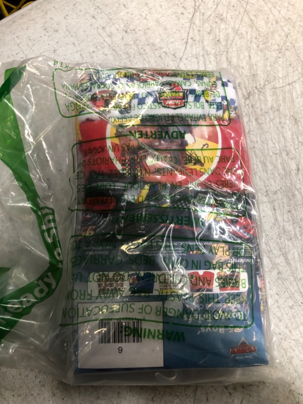 Photo 1 of Disney Big Cars Boys 5 Pack Boxer Briefs, Bxrbr, 6