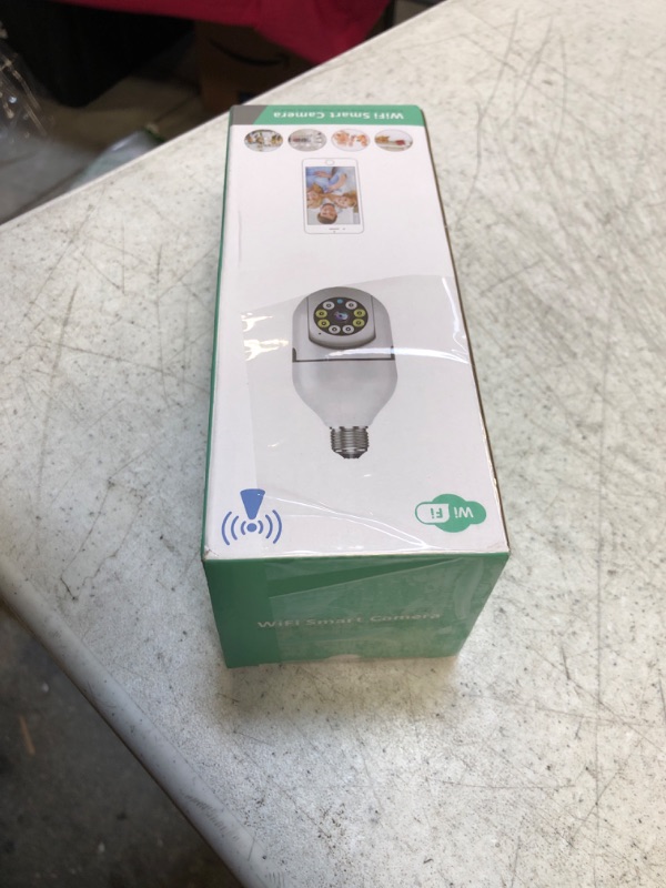 Photo 1 of WESECUU Light Bulb Security Camera -5G& 2.4GHz WiFi 2K Security Cameras Wireless Outdoor Motion Detection and Alarm,Two-Way Talk,Color Night Vision,Human Detection, Bulb Camera Compatible with Alexa 1-Pack