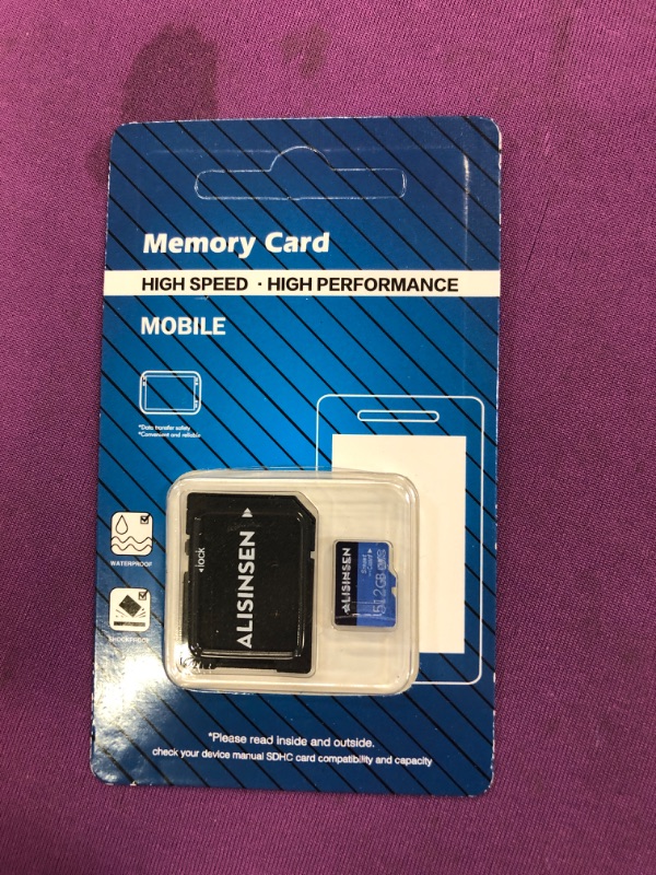 Photo 2 of 512GB Micro SD Card High Speed Class 10 Memory Card with SD Card Adapter for TV,Digital Camera,Tablet and Drone LH-512GB