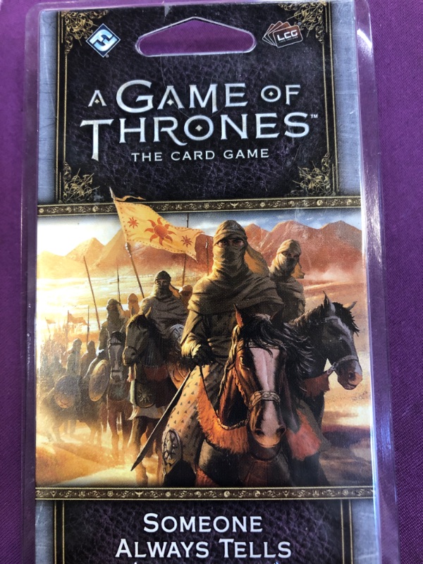 Photo 2 of A Game of Thrones LCG Second Edition: Someone Always Tells