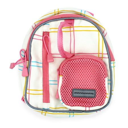 Photo 1 of Vibrant Life Harness Backpack Windowpane Rainbow White/Multi S/M
