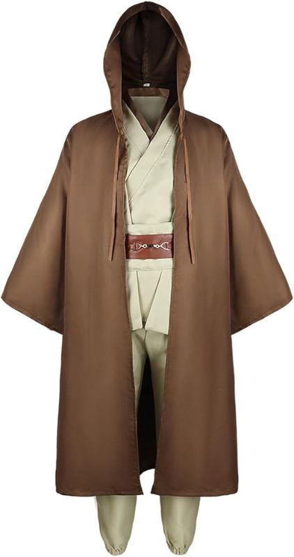 Photo 1 of besteffie Men's Tunic Suit louded Robe Cosplay Cape Set (style 2, XX-Large
