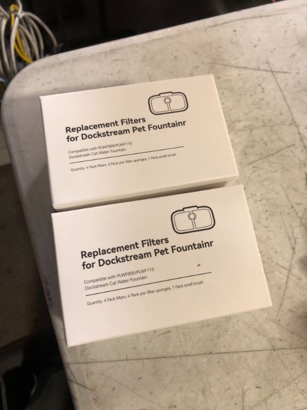 Photo 1 of 4 Packs -2 BOXES  Replacement Filters for Dockstream Cat Water Fountain 2 BOXES
