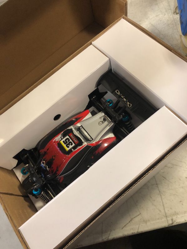 Photo 2 of BFHB 1:18 Scale All Terrain RC Car, High Speed RC Cars for Kids Adults, 40 KM/H, 4WD Off Road Monster Trucks, 2.4GHz All Terrain Toy Trucks with 2 Rechargeable Battery, Gifts for Kid and Adults - 9102
