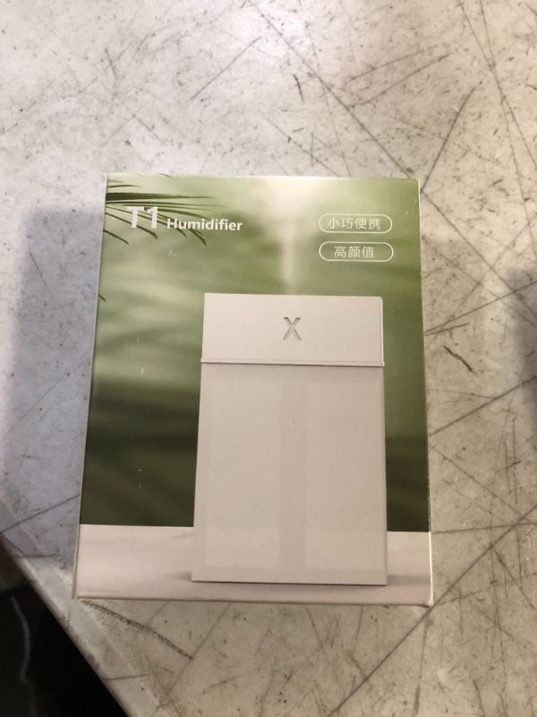 Photo 1 of 280ml Portable Humidifier, Mini Cool Mist Humidifier with Night Light, USB Personal Humidifier Auto Shut-Off, Ultra-Quiet (Black)