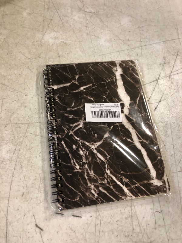 Photo 1 of BROWN MARBLE SPIRAL NOTEBOOK