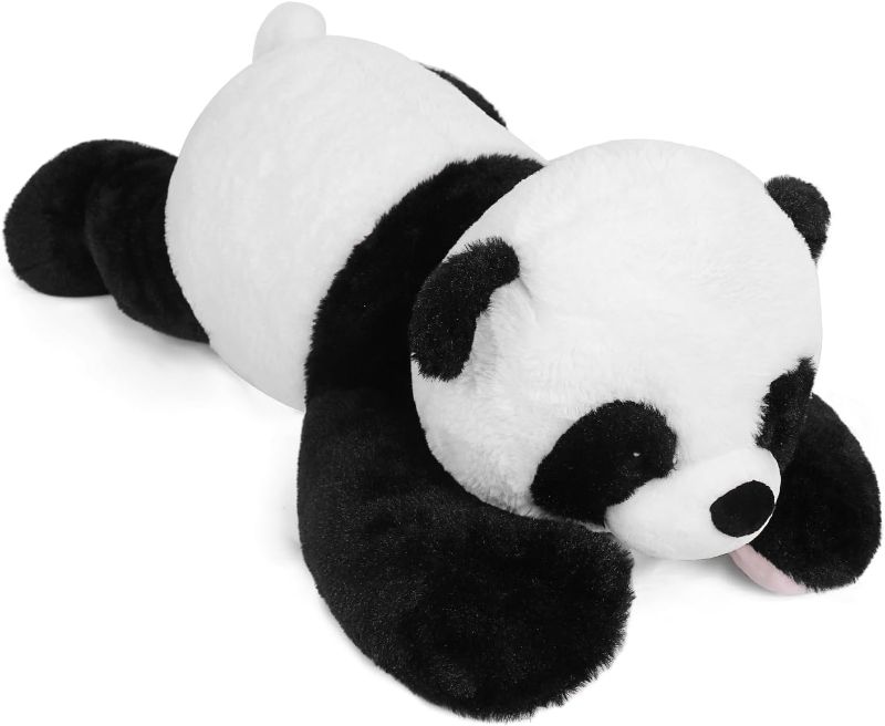 Photo 1 of 5 lb Weighted Animal Plush, 24in Weighted Gaint Panda Plushie Toy Dolls Pillows(Panda)
