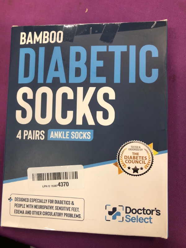 Photo 1 of diabetic socks 4 pairs ankle socks 