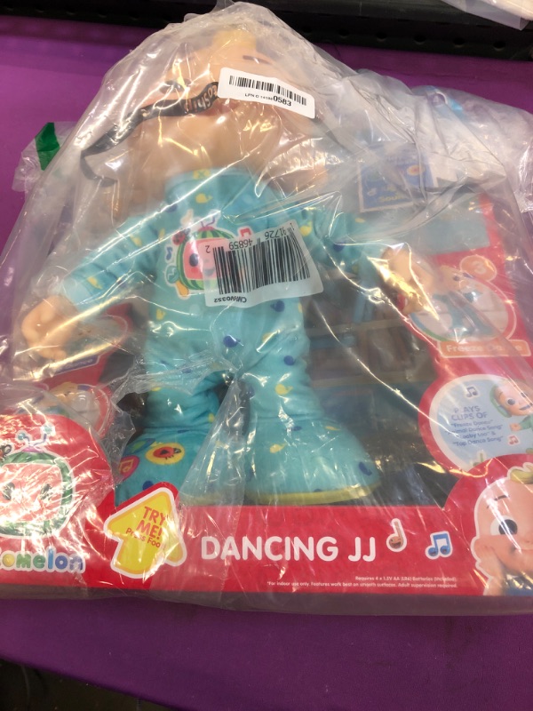 Photo 2 of CoComelon Dancing JJ Feature Doll - Learn to Dance with JJ - Lights, Sounds, Songs, Freeze Dance, and More - Move and Groove with 14” JJ - Toys for Babies, Toddlers, and Preschoolers