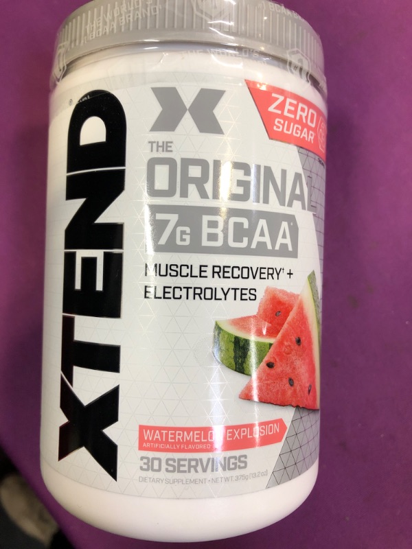 Photo 1 of XTEND Original BCAA Powder Watermelon Explosion & Cellucor C4 Sport Pre Workout Powder Watermelon - Pre Workout Energy with Creatine + 135mg Caffeine ORIGINAL + Powder Watermelon Watermelon Explosion 30 Servings (Pack of 1) ex. 03-224