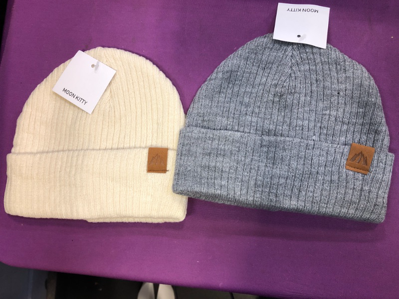 Photo 1 of 2 beanies 