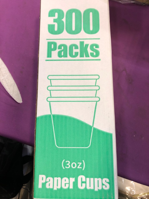 Photo 1 of 300 packs paper cups 