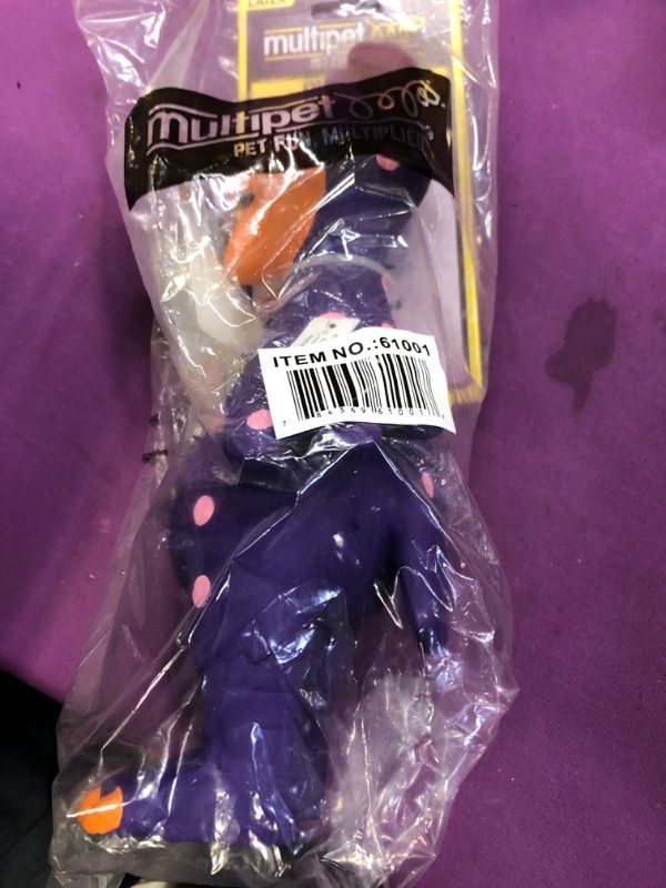 Photo 1 of 11.5-Inch Latex Polka Dot Globken Chicken Dog Toy
