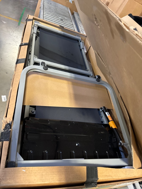 Photo 1 of UMAY Fitness Home Folding 3 Level Incline Treadmill with Pulse Sensors, 3.0 HP Quiet Brushless, 8.7 MPH, 300 LBS Capacity Grey