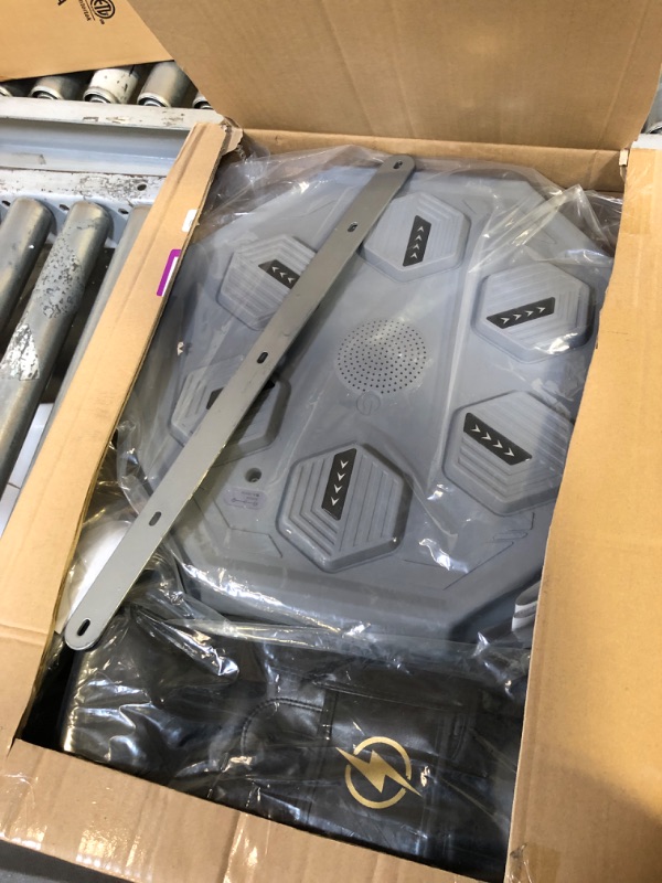 Photo 1 of Electric Drum Set Boxing Machine - Electronic Boxing Reaction Target Hitting Rhythm Wall Targets Robot Sandbag Training Equipment Suitable for Home Exercise/Boxing Training