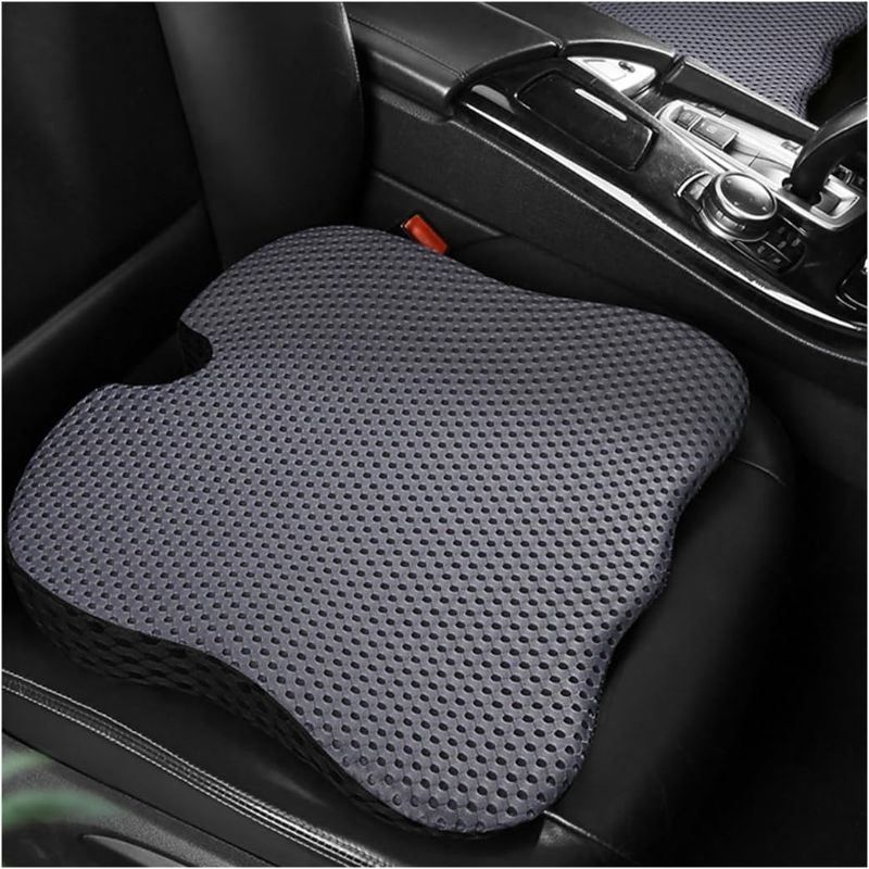 Photo 1 of  Cushion, Auto Gel Infused Memory Foam Cushion for Driver Comfortable Driving Hip Pressure Relief Office Chair, 