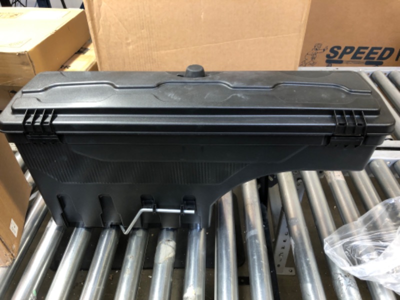 View 2 of POETRYXIAO Lockable Truck Bed Storage Box with Password Padlock for 2015-2020 Ford F150,Waterproof ABS Wheel Well Tool Box 6.6 Gal/25 L (Drivers Side)