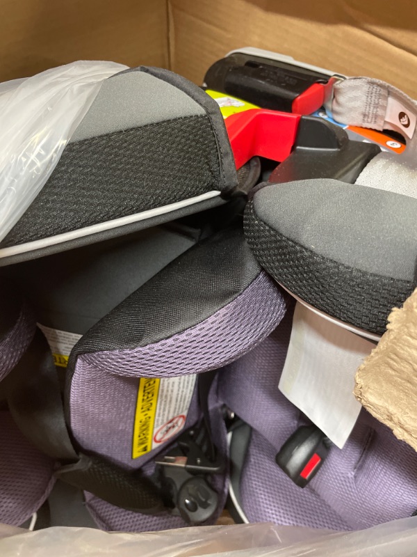 Photo 3 of Graco SlimFit 3 in 1 Car Seat, Slim & Comfy Design Saves Space in Your Back Seat, Annabelle, 1 Count (Pack of 1) SlimFit Annabelle