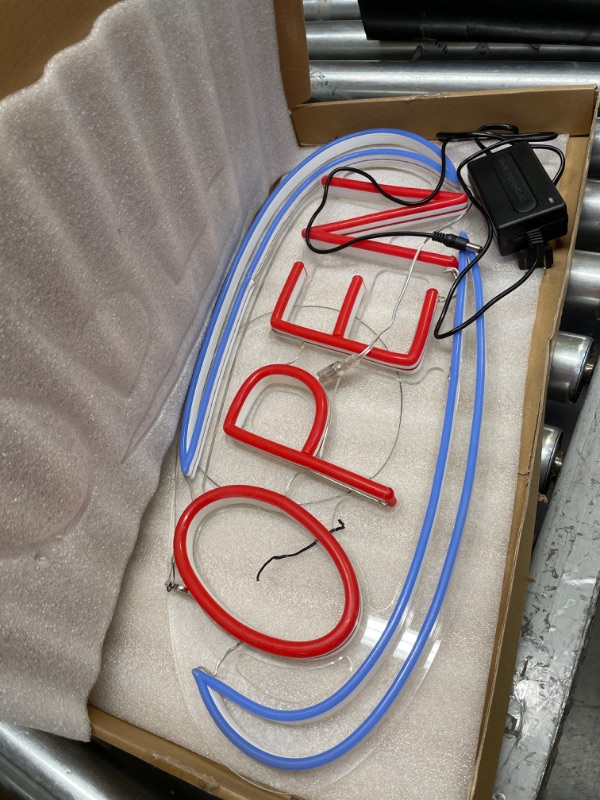 Photo 1 of Neon Sign Open LED Open Sign for Business Displays LED Neon Light Sign Open Signs for Shops Stores market open neon signs