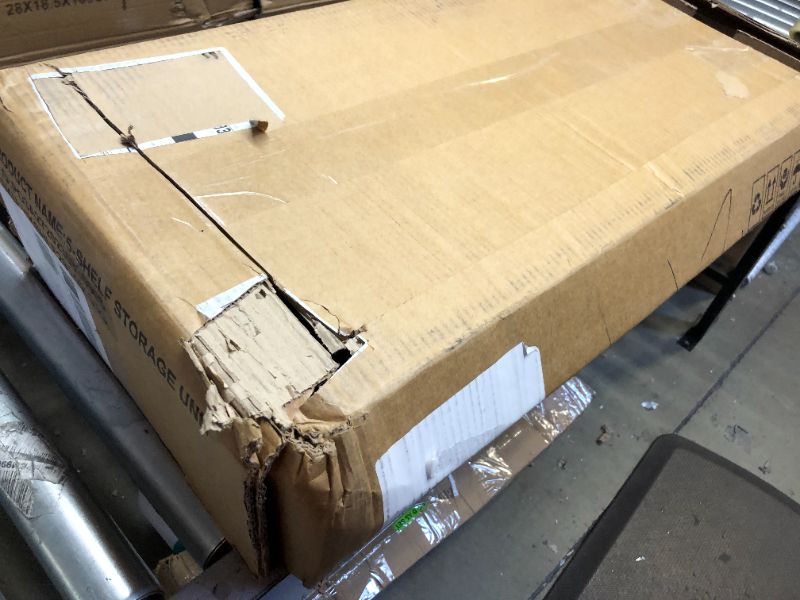 Photo 1 of Simple Deluxe Heavy Duty 5-Shelf Shelving Unit,Plug Version, 29.92" D x 13.98" W x 61.02" H, Black, 5 Tier (HKSHLF29146105GLITEV2) 1 Pack