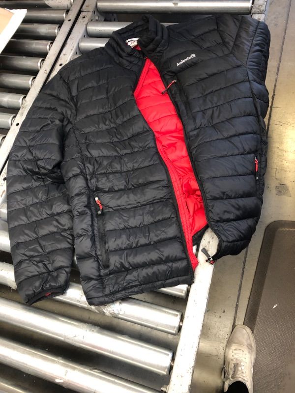Photo 1 of Avalanche Black and Red puffer Jacket, Large
