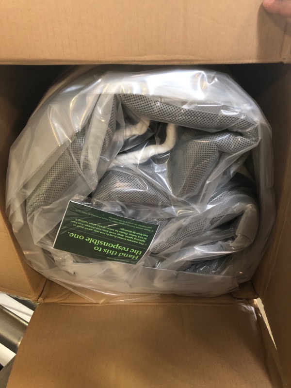 Photo 1 of ZINUS 12 Inch Support Plus Pocket Spring Hybrid Mattress / Extra Firm Feel / Heavier Coils for Durable Support / Pocket Innersprings for Motion Isolation / Mattress-in-a-Box, Twin,White/Grey Twin 12 Inch Mattress