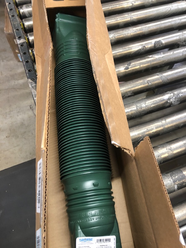 Photo 2 of Amerimax Flexible Downspout Extension 2 " X 3 " Green