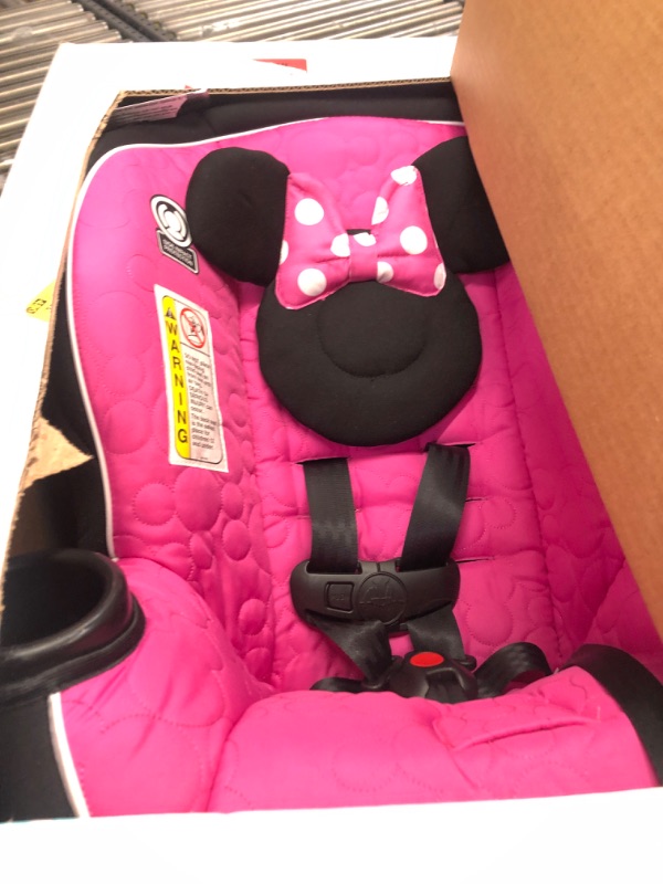 Photo 1 of Disney Baby Onlook 2-in-1 Convertible Car Seat, Rear-Facing 5-40 pounds and Forward-Facing 22-40 pounds and up to 43 inches, Mouseketeer Minnie