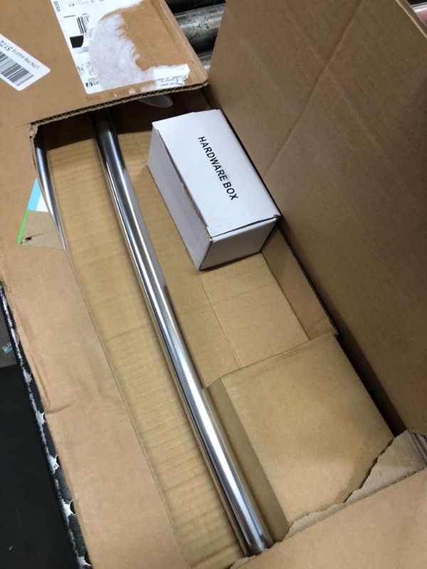 Photo 1 of Zenna Home NeverRust Aluminum Double Curved Rustproof Shower Rod, 45 to 72 Inches, Chrome