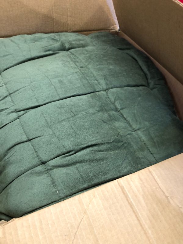 Photo 2 of Nautica- Queen Comforter Set, Reversible Microsuede Bedding with Matching Sham(s), Casual Home Decor (Beckett Green, Queen) Queen Beckett Green