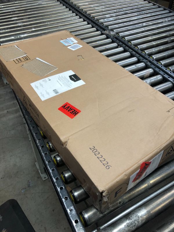 Photo 2 of Amazon Basics Heavy Duty Non-Slip Bed Frame with Steel Slats, Easy Assembly - 18 inches, Full