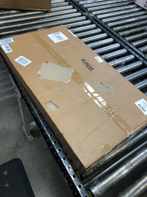 Photo 1 of Laptop Desk Removable and Adjustable Height Table for Bedroom Bedside Table Lazy Sofa Table Minimalist Office Desk Home Student Writing Desk Desk, Small Standing Desk with Storage TV Tray Table.White Beige